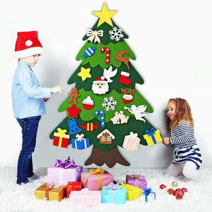 DIY Merry Christmas Montessori Felt Tree Kit